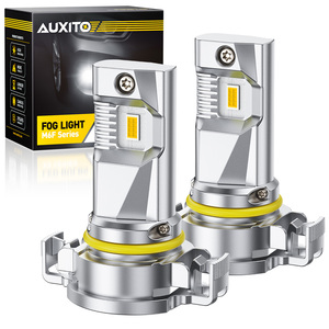 Bombillas LED AUXITO 2504 PSX24W para Faros Antiniebla, 3000K Amarillo, 600% Más Brillantes, Bombillas LED de Alta Potencia para Faros Antiniebla DRL, Repuesto para Autos y Camiones - Product Image 1
