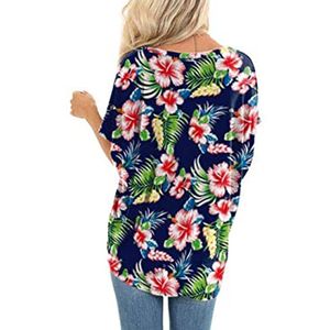 Nuovo Arrivo delle Donne T-Shirt Tie-Dye Gradiente Stampato Tee Shirts O Collo Casuale Manica Corta Tee Shirt Top - Product Image 5