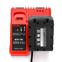 Chargeur rapide de batterie Li-ion 3A pour Mil M12 M18 48-11-1815 48-11-1828 48-11-2401 48-11-2402 Prise européenne