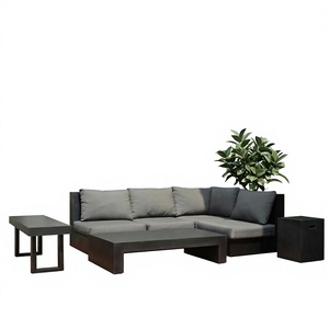 Wholesaler Lightweight concrete <b>sofa</b> patio <b>sofa</b> <b>bed</b> set for Villa Resort Balcony Patio Living Room Use - Product Image 6