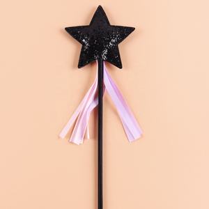 Nouvel ensemble de 2 pièces scintillantes pour enfants : serre-tête couronne à paillettes et baguette de fée, idéal pour le Ramadan et les fêtes de remise des diplômes - Product Image 4