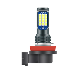 ไฟตัดหมอกแบบใหม่สองสี 3030 24SMD H11/H8/H9 หลอดไฟหน้า LED สำหรับรถยนต์ - Product Image 1