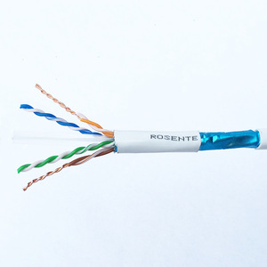 สายเคเบิลเครือข่าย Cat6 FTP ความยาว 305 เมตร ทองแดงแบบตีเกลียว 8 แกน ป้องกันสัญญาณรบกวนแบบชั้นเดียว - Product Image 3
