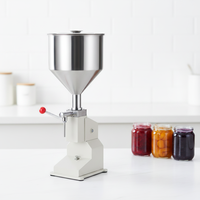 Machine de remplissage manuelle de liquides A03, type engrenage, pour sachets en verre, boissons, aliments, produits chimiques