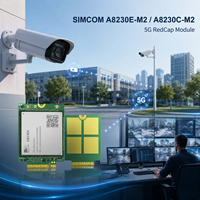 Módulo SIMCOM A8230E-M2 A8230C-M2 A8230E-M2 5G NR RedCap R17 SA LTE M.2 IoT Inalámbrico A8230