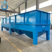 Clarificateur à lamelles en acier inoxydable 304 résistant à la corrosion 90m³/H avec média à plaques inclinées en PP PVC pour réservoir de sédiments des eaux usées industrielles