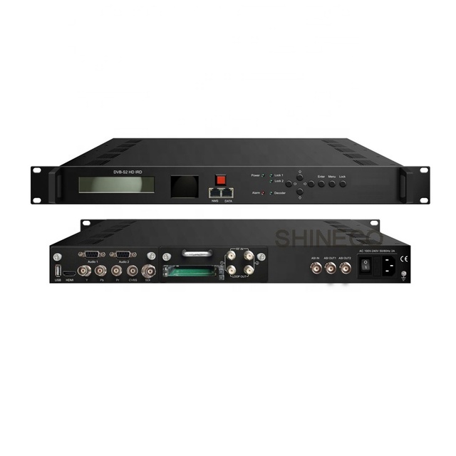 Chengdu Satellite Receiver FTA QPSK Demodulator DVB-S2 with Biss Function