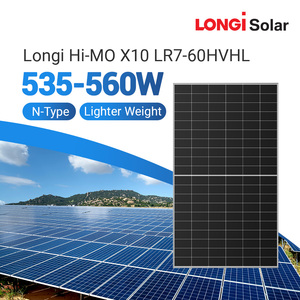 Paneles Solares Longi de Vidrio Simple, 550 Watts, 535 Watts, 540 Watts, Paneles Solares HPBC Mono - Product Image 1