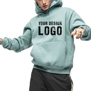 Sweat-shirts pour hommes décontractés de rue, épais, à épaules tombantes, surdimensionnés, pull d'automne et d'hiver, sweat-shirts pour hommes grande taille - Product Image 6