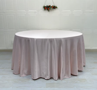 Maßgefertigte Satin-farbene Dicke Tischdecke für Hochwertige Veranstaltungsorte Bankett- und Hochzeitstische