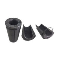 Cales d'ancrage post-tensionnelles pour béton précontraint de 12,7 mm et 15,24 mm - Pinces en acier en 2 et 3 parties pour travaux et ancrages d'outils