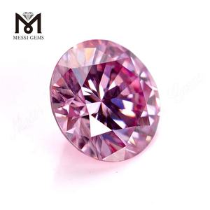 Preço de atacado solta rodada corte brilhante <span class=keywords><strong>moissanite</strong></span> rosa 1 carat <span class=keywords><strong>moissanite</strong></span> pedra - Product Image 6