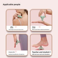 Ballon de massage quadrilatère Choyu Square Model D en TPE 8cm unisexe pour la récupération musculaire de la plante des pieds, le yoga à domicile et le fitness