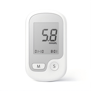 เครื่องวัดระดับน้ำตาลในเลือดและเครื่องวิเคราะห์กรดยูริก ราคาโรงงาน อุปกรณ์ตรวจเบาหวานสำหรับคลินิกและเครื่อง<span class=keywords><strong>ตรวจ</strong></span>วัดระดับน้ำตาลในเลือดที่บ้าน - Product Image 4