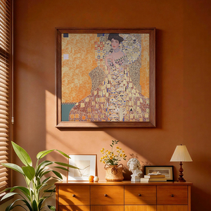 Cuadro Decorativo de Pared de Nogal Hecho a Mano con Diseño de Gustav Klimt <span class=keywords><strong>Adele</strong></span> Bloch Bauer, Ideal para Decoración de Sala de Estar - Product Image 2
