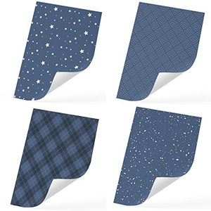 Papier d'emballage personnalisé 80GSM avec logo et image imprimés, papier d'emballage pour cadeau de la fête des pères - Product Image 4