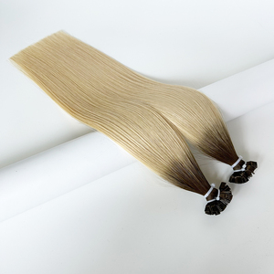 50g quantité minimale <span class=keywords><strong>de</strong></span> commande Naturel Réel Remy Extensions <span class=keywords><strong>de</strong></span> Cheveux Humains Enraciné Miel Blonde Super Double Aube Plat K Conseils Teints avec <span class=keywords><strong>Livraison</strong></span> <span class=keywords><strong>Rapide</strong></span> - Product Image 2