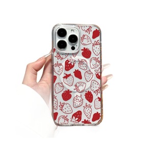 Funda para Teléfono con Diseño de Fresa Roja Fresca para Apple 17 Pro, Funda Suave para 16/15 con Anillo Magnético, Estilo Popular de Influencers, Funda Protectora - Product Image 5