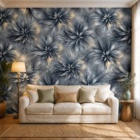 Papier peint mural 3D, décoration de chambre, luxe vintage, auto-adhésif, pelable et repositionnable, rouleau personnalisé, imprimé floral, salon, bureau, cuisine