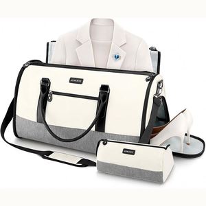 Free Sample Carry on Garment <b>Bag</b> Travel Garment Duffle <b>Bag</b> <b>with</b> <b>Shoe</b> <b>Compartment</b>, Hanging <b>Weekender</b> <b>Bag</b> - Product Image 1
