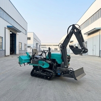 Tracteur chenillé mini polyvalent 25HP 35HP 50HP à puissance élevée, directement de l'usine, pour opérations sur le terrain