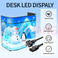 Nueva ESTACIÓN DE Dj LED fachada escritorio soporte Mesa cabina portátil Led Video pared pantalla Dj cabina Mesa Led pantalla