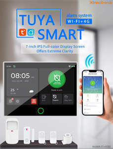 Tuya <span class=keywords><strong>App</strong></span> Wireless <span class=keywords><strong>Wifi</strong></span> Sistema de alarma Control 433Mhz/FSK Alarma de seguridad antirrobo para el hogar con sistema de monitoreo de alarma - Product Image 3