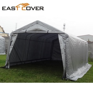 122009P W12'XL20'XH9' Đỉnh Mái Gấp Di Động Vận Chuyển Container Mùa Đông <span class=keywords><strong>Pop</strong></span> up Xe Nhà Để Xe Tán - Product Image 2