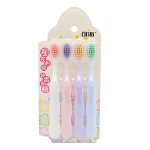 KONO Brosse à dents à poils souples pour enfants, poils en nylon pour 3 à 12 ans, soin des gencives, nettoyage des dents, usage domestique - Product Image 3
