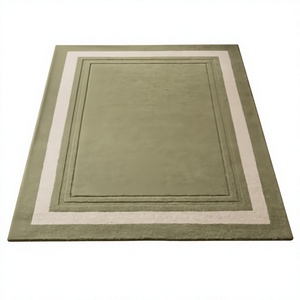 Alfombra de Lana de Lujo de Última Generación, Diseño Personalizado, Hecha a Mano, para Sala de Estar, Textiles Indios, Pelo Corto, Base de Látex, Venta al por Mayor - Product Image 1