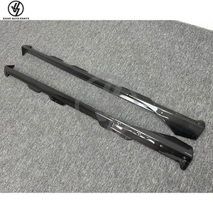 Jupes latérales décoratives style PT en fibre de carbone effet mouillé pour Mercedes Benz AMG GT GTC GTS 2014-2018, Kits carrosserie carbone, Pièces automobiles - Product Image 6