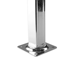 Pieds de meubles en alliage d'aluminium personnalisés en usine, pieds carrés, pieds carrés en fer chromé, pieds de canapé - Product Image 3
