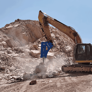 Pompe hydraulique de démolition Beilite BLT-210 210 mm pour excavatrices de 60 à 90 tonnes, fondation d'ancrage de <span class=keywords><strong>pont</strong></span> transfrontalier - Product Image 2