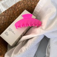 Jepit Rambut Akrilik Warna Solid Gaya Eropa Amerika Liwu 10.5cm untuk Pilates Wanita