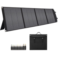 Panneaux solaires pliables ALECTER 200W 23% à haute conversion en silicium monocristallin, étanches IP68 pour station d'alimentation extérieure