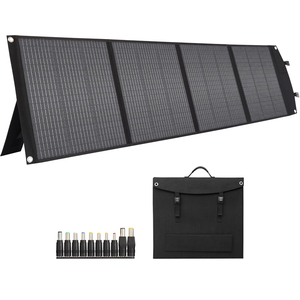 ALECTER 200W 23% High-Conversion Monocrystalline Silicon <b>Foldable</b> <b>Solar</b> <b>Panels</b> IP68 Waterproof for Outdoor Power Station - Product Image 1