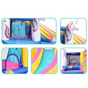 Doctor Dolphin Kids Unicorn Jumper <strong>Bounce</strong> House <strong>Inflatable</strong> <strong>Water</strong> Slide Outdoor <strong>Inflatable</strong> Bouncy Jumping Castle for Sale China