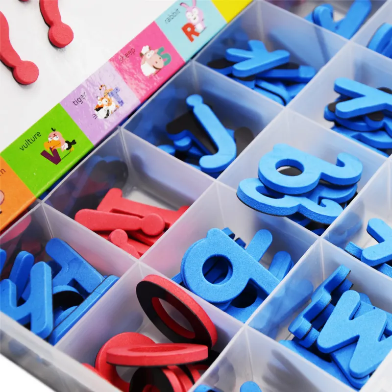 マッチングA-Zオブジェクト赤ちゃんのおもちゃ大きなサイズの文字と数字磁気文字