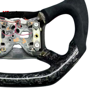 YTcarbon for Yukon Denali 99-02 Auto Parts Car <strong>Interior</strong> <strong>Accessories</strong> Modify Racing Style Custom Real Carbon Fiber Steering Wheel - Product Image 6