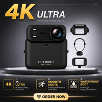 Caméra d'action WiFi APEX Mini 4K, étanche IP68, caméra sportive magnétique, 20MP, EIS, caméra portable pour le cyclisme, la randonnée, les voyages