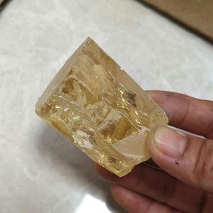 Circonia Cúbica en Bruto Sin Cortar de Color Amarillo Claro, Material de Piedra Preciosa de Circonia Cúbica Suelta para la Elaboración de Joyas - Product Image 4
