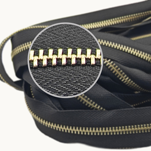 Nhà Máy Bán Chất Lượng Cao 5 #30Cm Brass Dây Kéo Tùy Chỉnh Chiều Dài Mỗi Mét Dây Kéo Băng Bởi Các Sân 5 Cuộn Cho Áo Khoác - Product Image 4