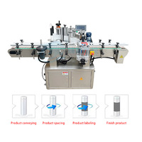 Machine d'impression d'étiquettes automatique à grande vitesse MingNa Electric pour bouteilles en verre, en métal et en papier, écran tactile, design portable