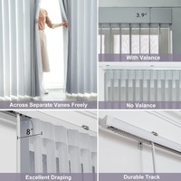 Stores verticaux manuels sans fil de haute qualité, avec fonctionnement fluide intégré, protection de la vie privée, facilement personnalisables