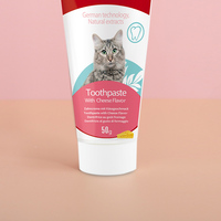 Dentifrice pour chats Bioline Factory Wholesale, moderne, en plastique écologique, aux saveurs de fromage, pour soins dentaires