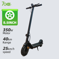 Vente d'entrepôt UE/USA, scooters électriques pliables pour adultes à grande vitesse, 2 roues, 6AH7.5AH10Ah, 350W, 25 km/h, 150 kg