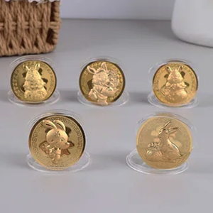 Offre spéciale Alliage de zinc Laiton Logo Couleur Motif OEM ODM Souvenir Pièces de monnaie Machine Souvenir Euro Coin - Product Image 5