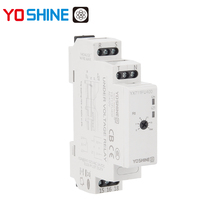Relais de surveillance de tension triphasé industriel AC 220V-440V, protection contre les pannes de phase et la séquence, type rail DIN