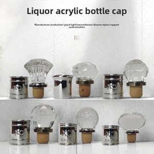 Tapón de Rosca de Plástico Transparente Personalizable para Botellas de Vino y Bebidas - Product Image 2