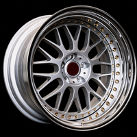 Jantes en alliage d'aluminium forgé sur mesure, style mesh, pour 370Z GT-R WRX STI 86 Type R, neuves, 25 mm ET